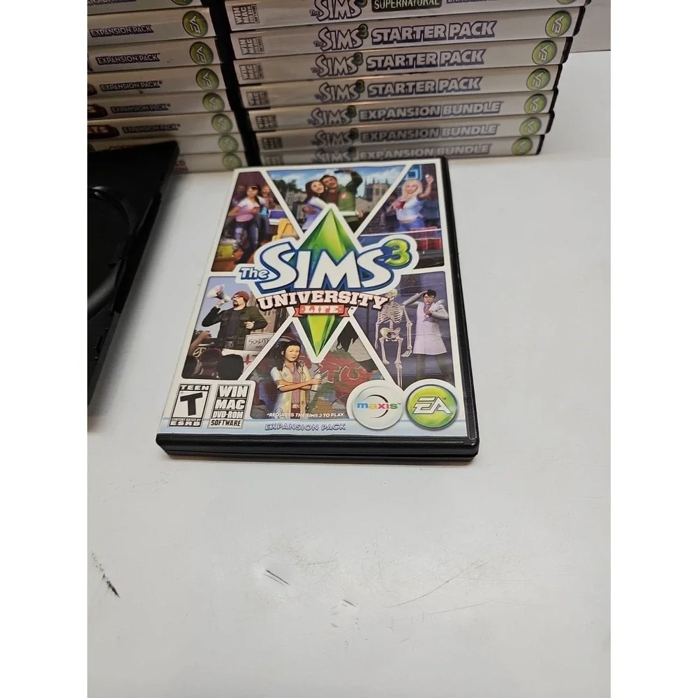 The Sims 3 PC Game Lot Seasons Late Night‎ Stuff Dragon Valley Pets 28 Discs